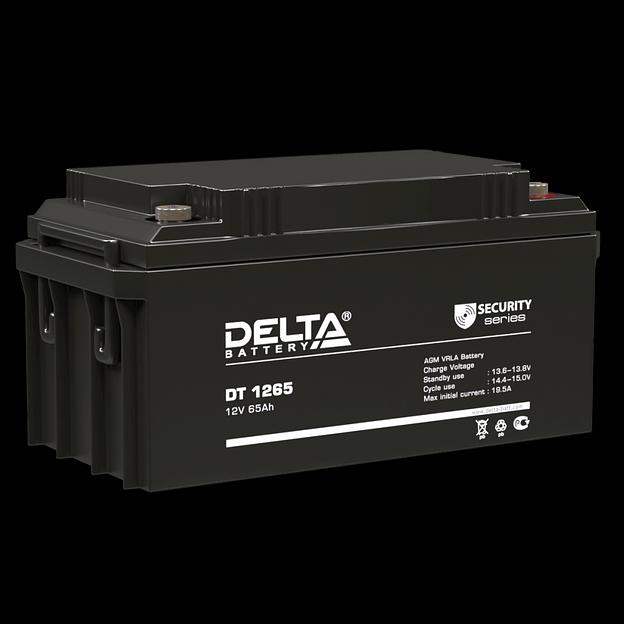 Delta DT 1265 (65 А\ч, 12В) свинцово- кислотный аккумулятор фото 1