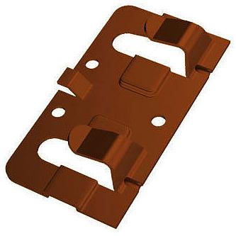 Кляммер стартовый для керамогранита нержавеющий 1 мм с покраской фото 1