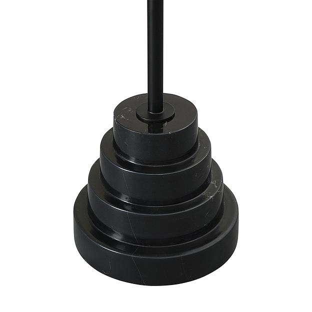 Столик кофейный Sustainable collection, Ø38 см, серо-голубой/черный фото 3