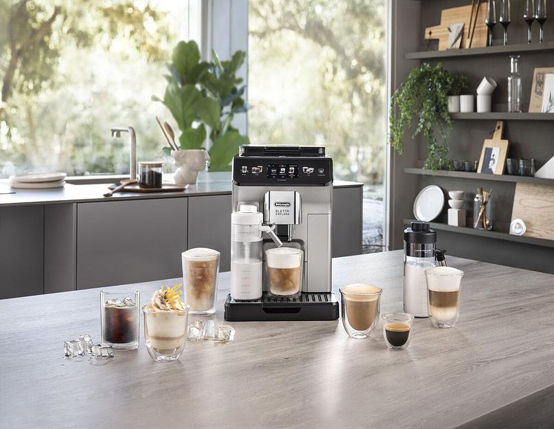 Кофемашина Delonghi Eletta Explore ECAM450.65.S 1450Вт серебристый фото 6
