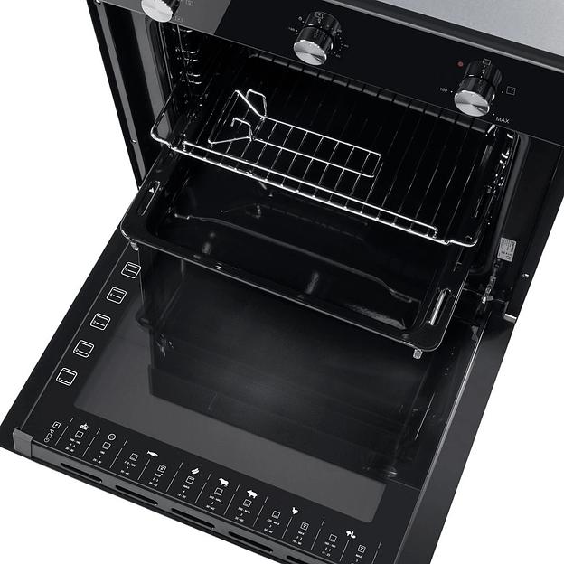 Духовой шкаф Электрический Maunfeld EOGC604BSlim черный фото 5