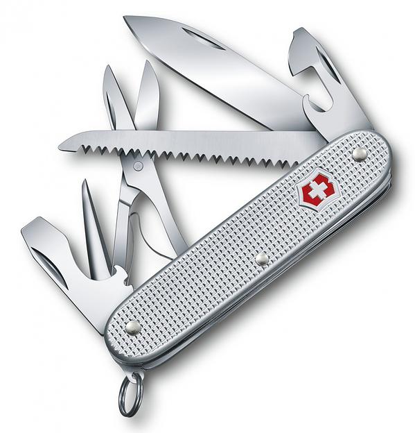 Нож перочинный Victorinox Farmer X Alox (0.8271.26) 93мм 10функций серебристый карт.коробка фото 1