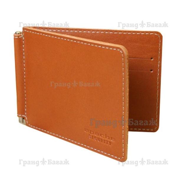 Зажим для купюр STOP RFID ОК-S/рыжий фото 2