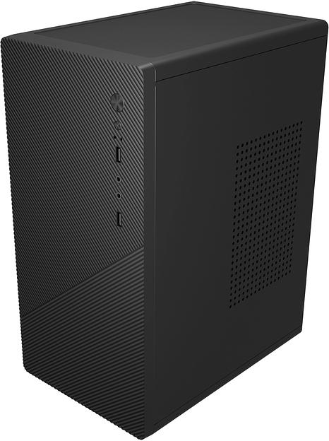 Корпус Accord Entry ACC-2054B черный без БП mATX 1x80mm 2xUSB2.0 audio фото 2