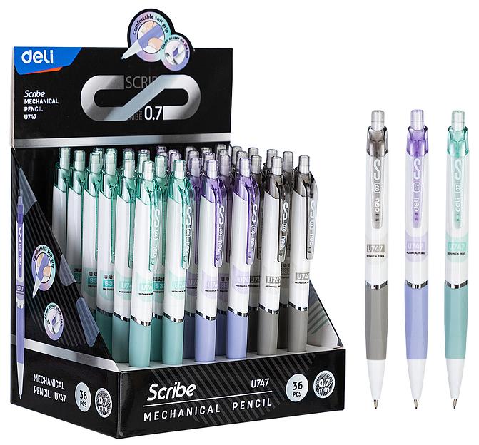 Карандаш мех. Deli EU747 0.7мм пластик фото 1