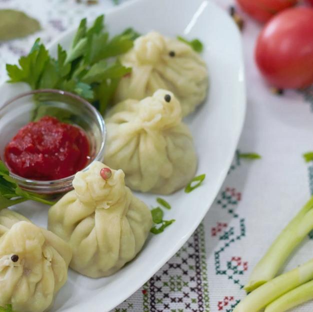 Хинкали начинка свинина, говядина, зелень фото 1