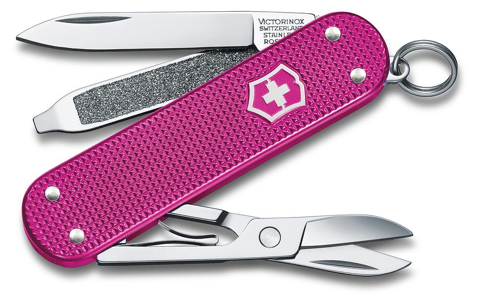 Нож перочинный Victorinox Classic Flamingo Party (0.6221.251G) 58мм 7функц. карт.коробка фото 1