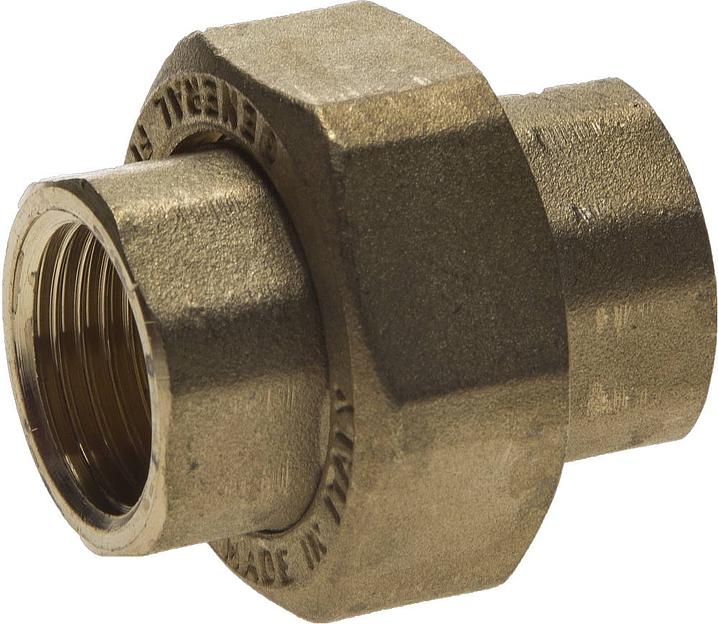GENERAL FITTINGS гайка-гайка 1/2″, соединитель с накидной гайкой (51037-G/G-1/2) фото 1