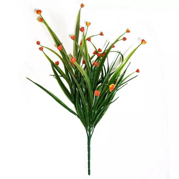 Букетик цветов искусственных розочек пластик (7 веток) 909-05 фото 2