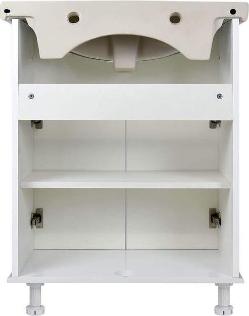 Тумба Аттика 75 DORATIZ 9911.114, белая патина золото, под умывальник фото 4