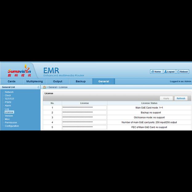 Дополнительная лицензия на на открытие второго порта (2+2) для шасси EMR 3.0 фото 1