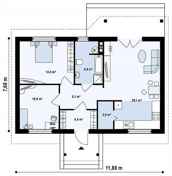 Проект дома «Гудзон» фото 2