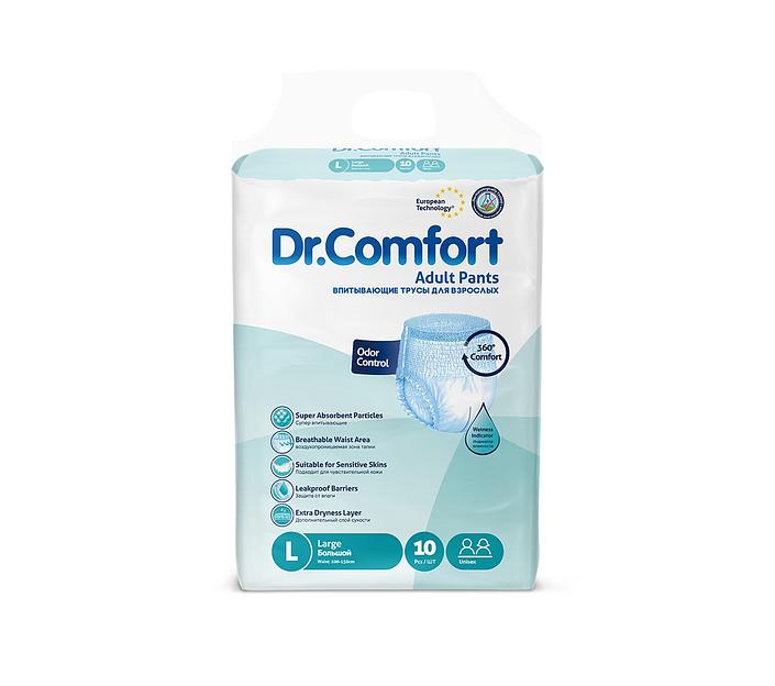 Впитывающие трусы для взрослых Dr.Comfort Large большой 30 шт опт фото 1