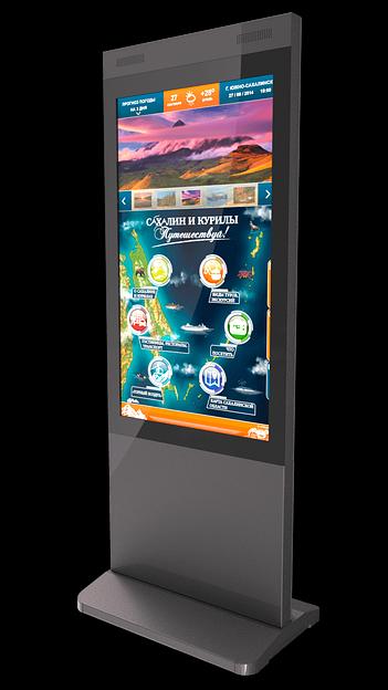 Напольный сенсорный киоск UTSInfo Invite 55 фото 1