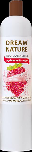 Гель для душа "Клубничный смузи", Dream Nature, 400 мл фото 1