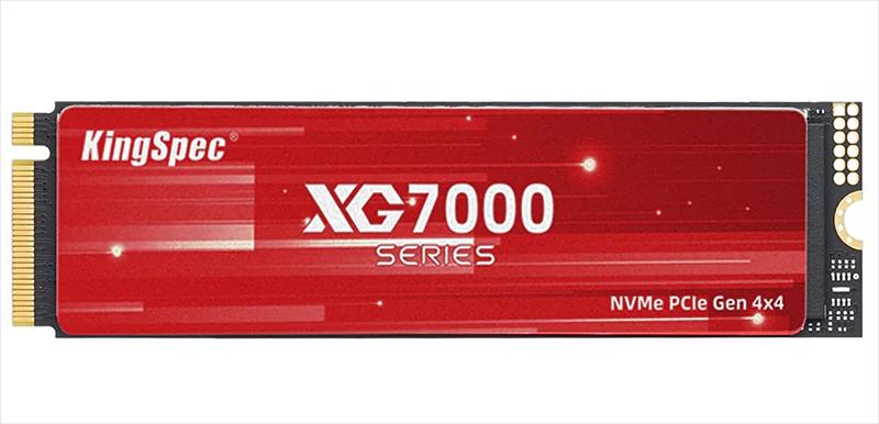 Твёрдотельный накопитель KingSpec M.2 NVMe 4.0 512GB (XG7000-512 2280) (XG7000-512 2280) фото 1
