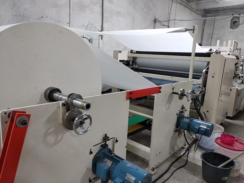 Автоматический скоростной станок для производства туалетной бумаги и кухонных полотенец с ламинацией «Точка-в-точку» LTAX-1800 фото 4