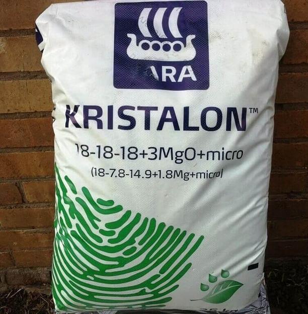 Универсальное водорастворимое удобрение NPK 18:16:21+3 MG+МИКРО КРИСТАЛОН опт фото 1