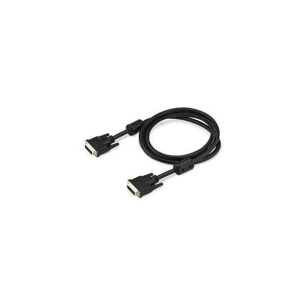 Кабель Buro DVI-D (m) - DVI-D (m), GOLD, ферритовый фильтр, 1.8м фото 1
