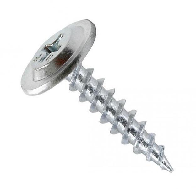 Саморез 4,2*13 оцинк. с прессшайбой острый (1000) фото 1