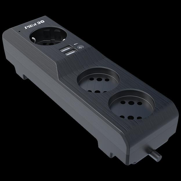 Сетевой фильтр ZIS Pilot 3G (1.8 м, 3 розетки) фото 6