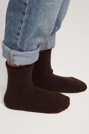 Носки детские из натуральной шерсти TOD Оймс цвет тёмно-коричневый фото 3