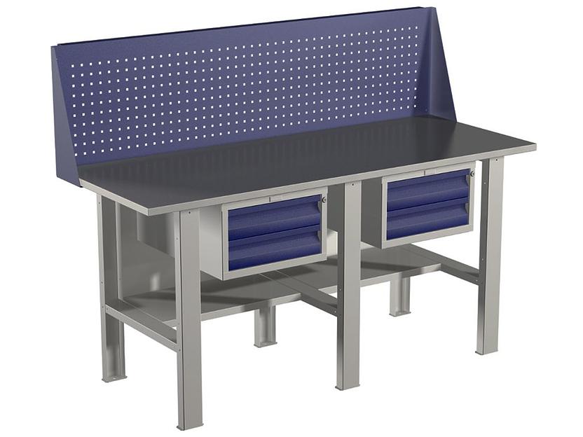 Верстак слесарный металлический Практик Expert (№225) WTS 200.F2/F2/F2.210 фото 1