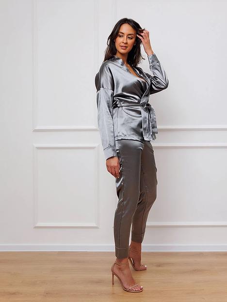 Брюки женские, серые, Опт фото 3