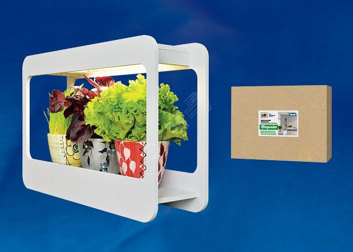 Светильник светодиодный для растений Минисад ULT-P30-15W/SPFS IP40 WHITE спектр для фотосинтеза фото 1