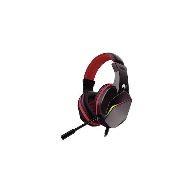 Гарнитура игровая Oklick HS-L335G, для компьютера, мониторные, проводные USB/3,5 мм, черный [1972582] фото 1