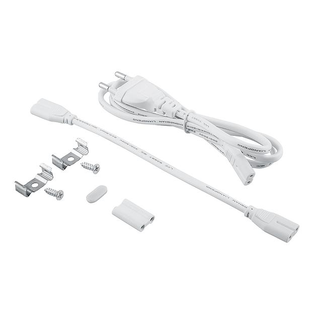 Светильник светодиодный ДПО-7w 4000К 600Лм пластик Т5 IP20 с выключателем и сетевым шнуром фото 2