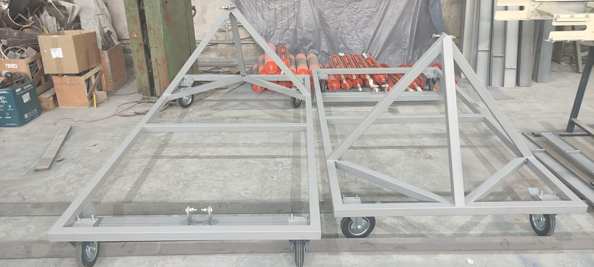 Шнековый конвейер (передвижной) на колесной раме фото 5