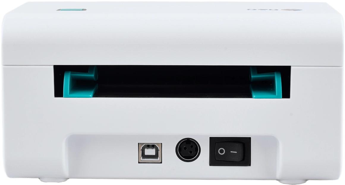 Термопринтер G&G GG-D420 203dpi 152мм/с/USB для печ.накл. белый фото 5