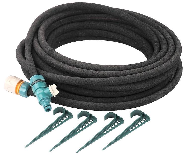 RACO 1/2″ x 15 м, в комплекте с клапаном, колышками и соединителем c автостопом, сочащийся шланг (4270-55927) фото 1