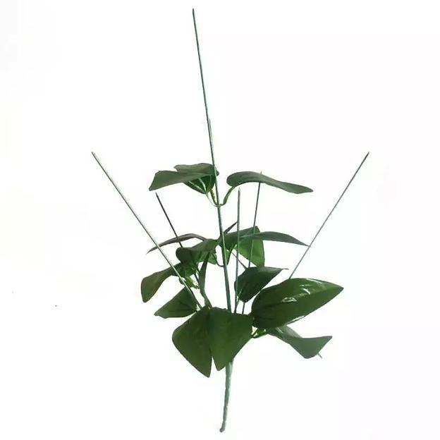 Подбукетник 7 голов и 6 листов тройной гладкий 42см 090-021 фото 1