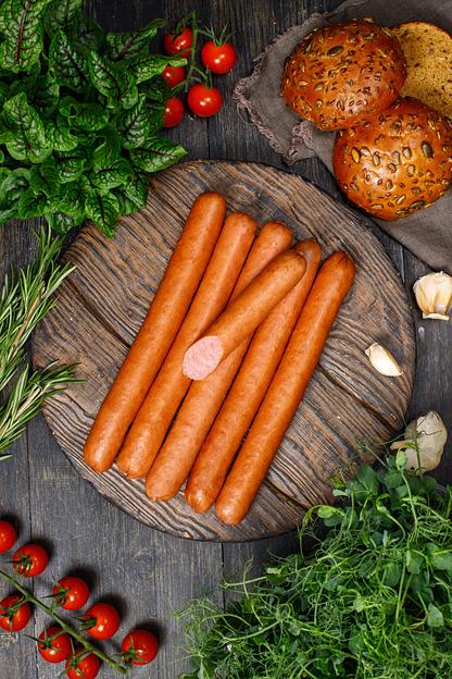 Колбаски полукопчёные «Чешские» ОПТ фото 1