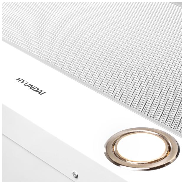 Вытяжка встраиваемая Hyundai HBH 6236 WG белый управление: кнопочное (1 мотор) фото 10