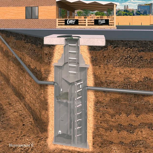 Жироуловитель промышленнный горизонтальный «Овас-А» фото 5