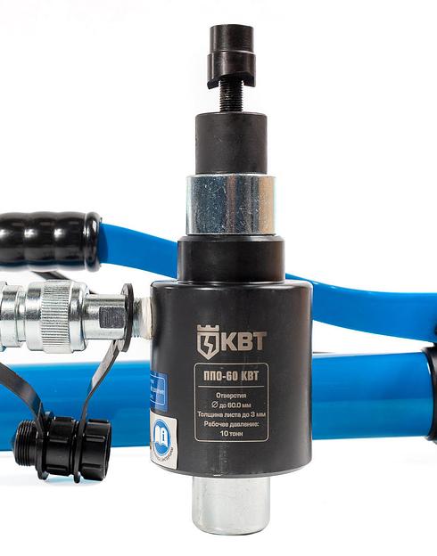Пресс гидравлический КВТ ПГПО-60 помповый для пробивки отв. фото 8