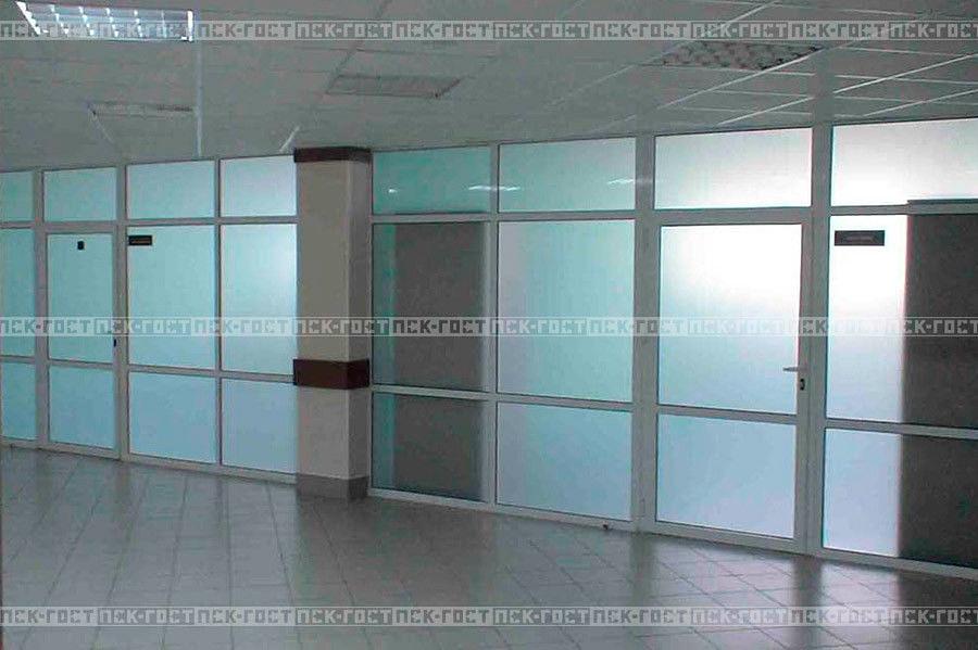 Перегородки алюминиевые глухие фото 1
