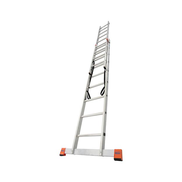 Двухсекционная универсальная лестница Dubilo 2×9 перекладин фото 4
