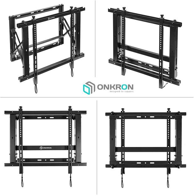 Кронштейн для телевизора Onkron PRO7M черный 40"-70" макс.45кг настенный наклонно-выдвижной фото 2