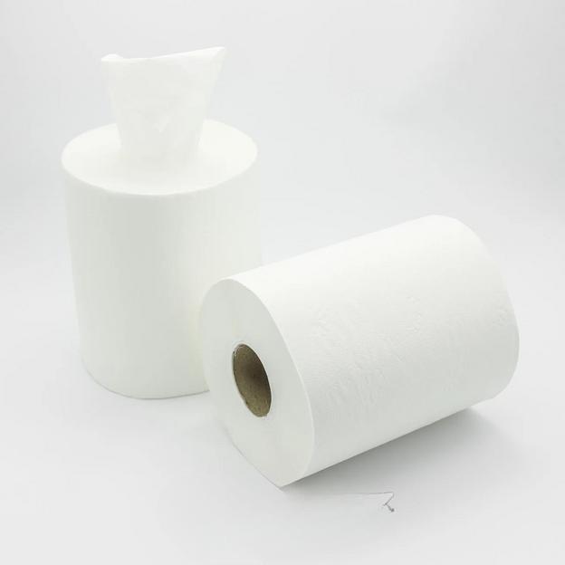 Полотенца бумажные (центр.вытяжка) Elite Белые 2-слойные ОПТ фото 1