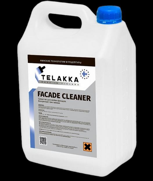 Средство для очистки фасадов зданий от ржавых подтеков, мха, лишайника, известковых отложений TELAKKA FACADE CLEANER 5л фото 1