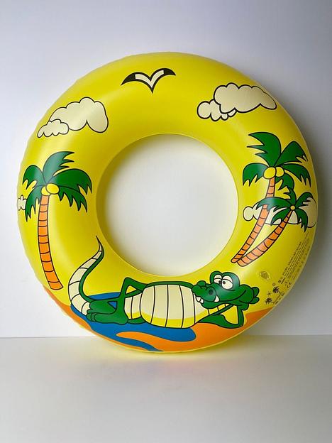 Надувной круг с принтом «Крокодил», 80 см, Опт фото 3