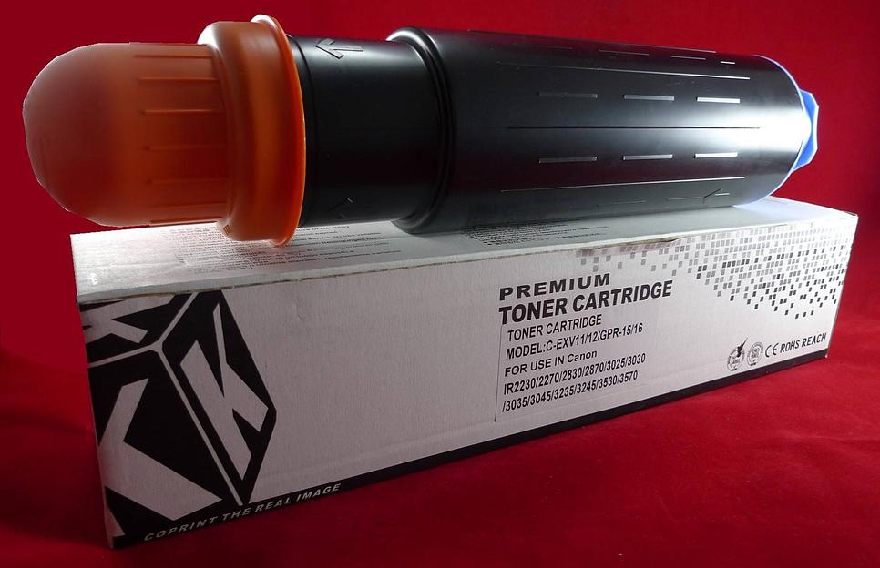 Тонер-картридж Canon iR 2230/2270/2830/2870/3025/3225/3230/3035/3045/3235 C-EXV11/12/GPR-15 (туба 1060г) ELP Imaging® фото 2