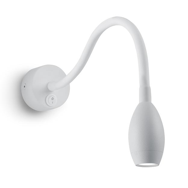 Светильник настенный светодиодный 3w 3700К на гибком основании белый фото 2