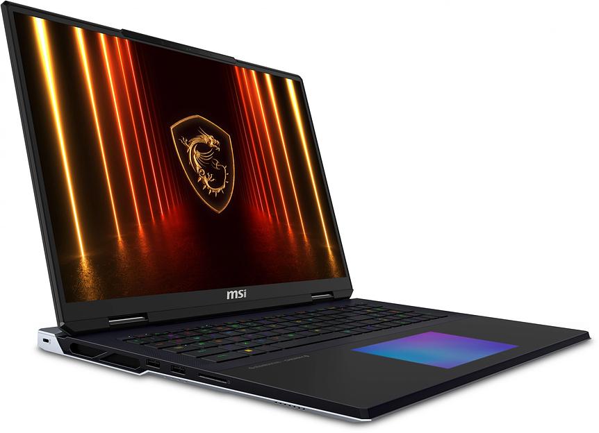 Ноутбук MSI Titan 18 HX AI A2XWJG-206RU Core Ultra 9 275HX 64Gb SSD4Tb NVIDIA GeForce RTX5090 24Gb 18" IPS UHD+ (3840x2400) Windows 11 black WiFi BT Cam (9S7-182421-206) фото 2