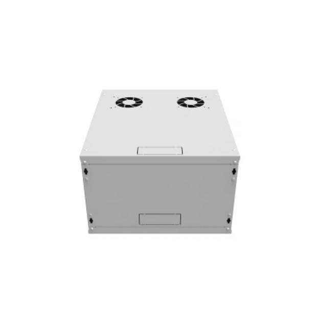 Шкаф телекоммуникационный настенный 6U, 523х450х332мм серия LITE (стеклянная дверь) фото 3