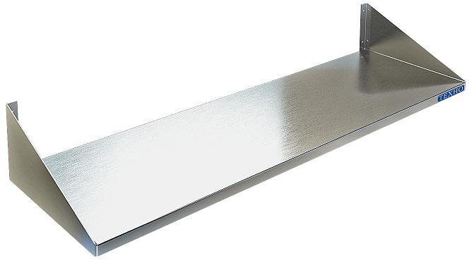 Полка кухонная косынка сплошная для общепита ПН-111/1500 (1500x300x145 мм) фото 1